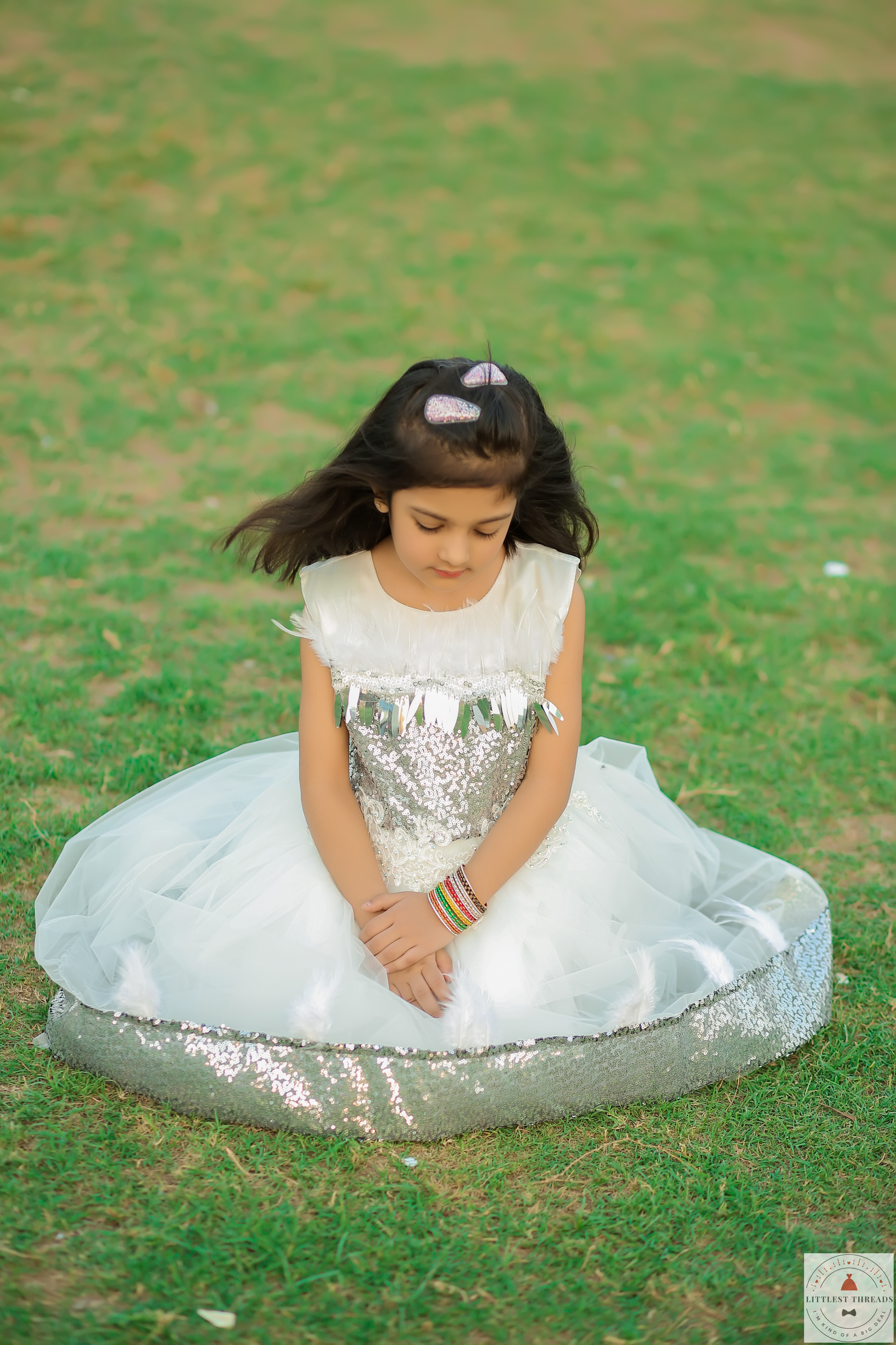 White Beauties Frock