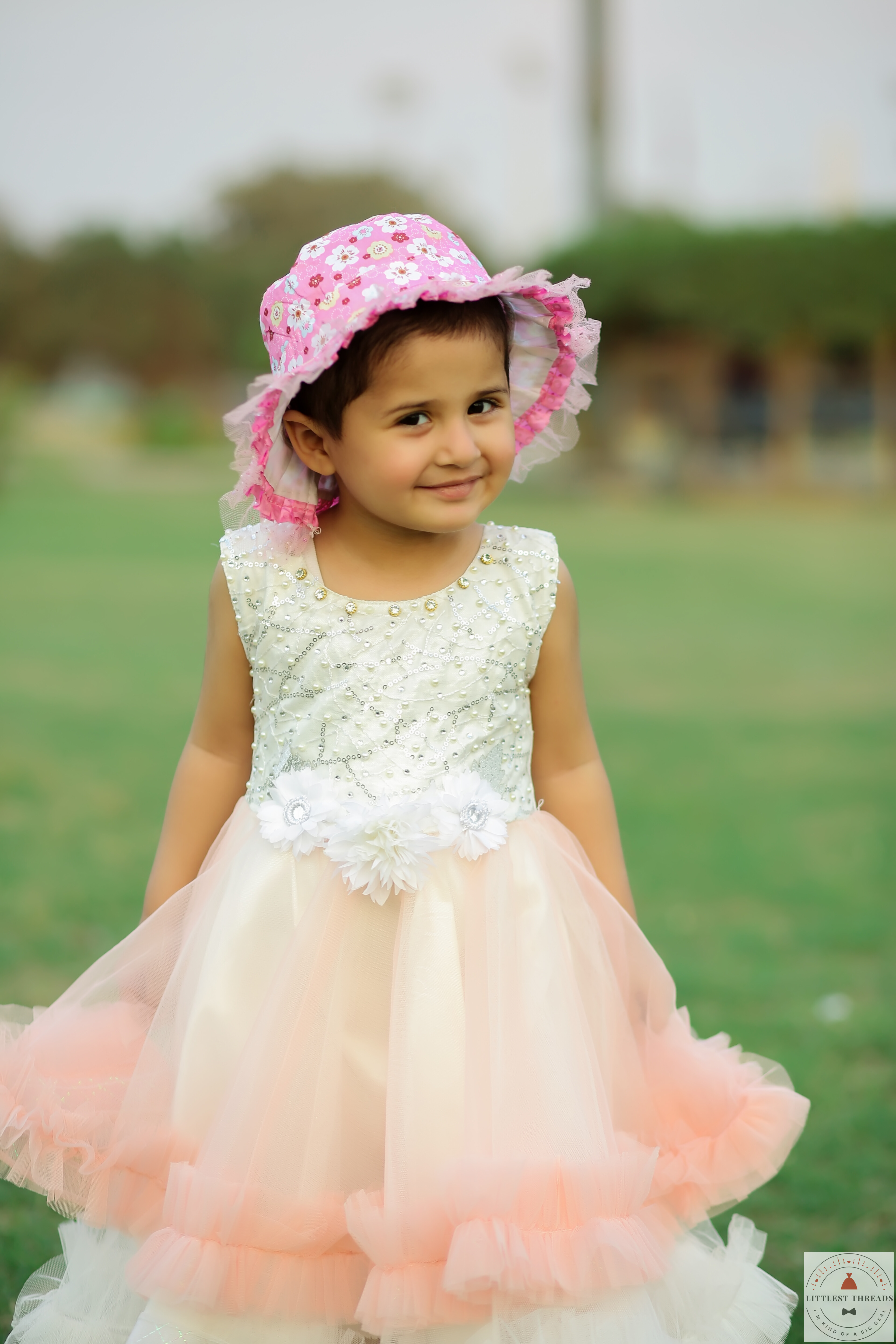 Baby Pink Net Frock
